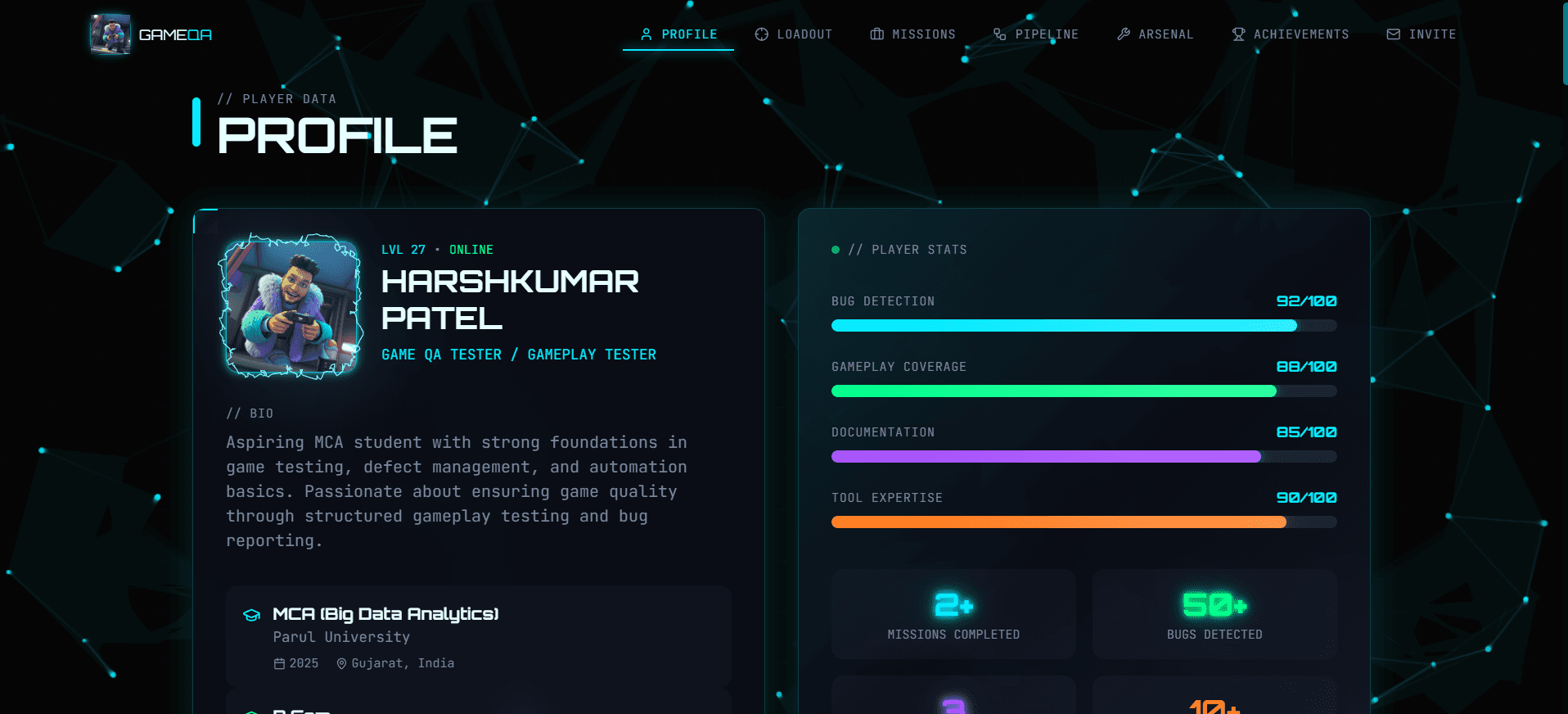 Game QA Tester Portfolio